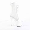 Pleaser - ADORE1048RSNT Platform Boots - White Product image